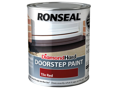 Ronseal Diamond Hard Doorstep Paint Tile Red 750ml – – Now available at MTN Shop UK.