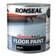 Ronseal  Diamond Hard Floor Paint Satin Black 2.5 litre