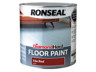 Ronseal Diamond Hard Floor Paint Satin Tile Red 2.5 litre – – Now available at MTN Shop UK.