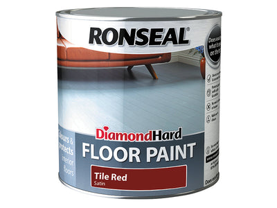 Ronseal Diamond Hard Floor Paint Satin Tile Red 2.5 litre – – Now available at MTN Shop UK.