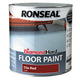 Ronseal  Diamond Hard Floor Paint Satin Tile Red 2.5 litre