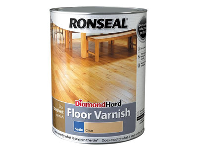Ronseal Diamond Hard Floor Varnish Satin 5 litre – – Now available at MTN Shop UK.