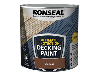 Ronseal Ultimate Protection Decking Paint Chestnut 2.5 litre – – Now available at MTN Shop UK.