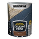 Ronseal  Ultimate Protection Decking Paint Chestnut 5 litre