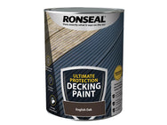 Ronseal Ultimate Protection Decking Paint English Oak 5 litre – – Now available at MTN Shop UK.