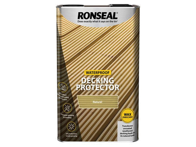 Ronseal Decking Protector Natural 5 litre – – Now available at MTN Shop UK.