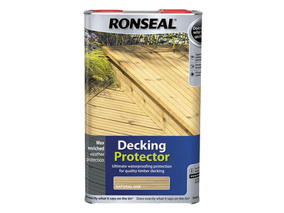 Ronseal Decking Protector Natural Oak 5 litre – – Now available at MTN Shop UK.