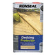 Ronseal  Decking Protector Natural Oak 5 litre