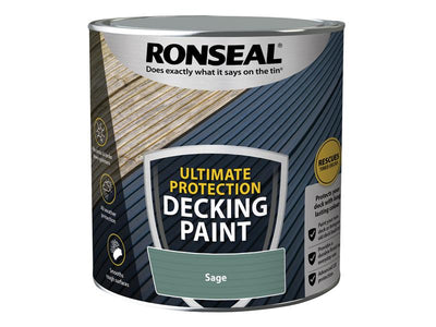 Ronseal Ultimate Protection Decking Paint Sage 2.5 litre – – Now available at MTN Shop UK.