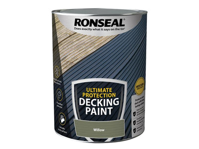Ronseal Ultimate Protection Decking Paint Willow 5 litre – – Now available at MTN Shop UK.