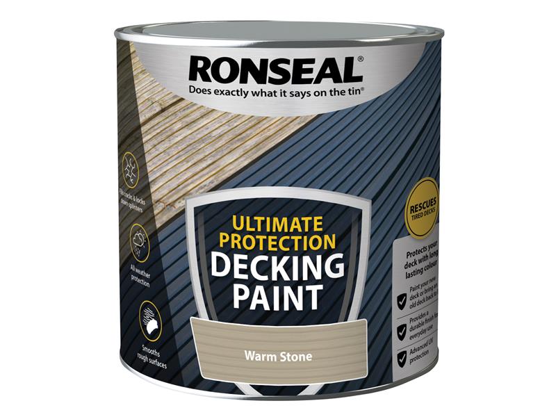 Ronseal Ultimate Protection Decking Paint Warm Stone 2.5 litre – – Now available at MTN Shop UK.