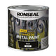 Ronseal  Direct to Metal Paint Black Gloss 250ml