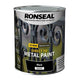 Ronseal  Direct to Metal Paint Black Gloss 750ml