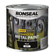 Ronseal  Direct to Metal Paint Black Matt 250ml