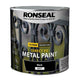 Ronseal  Direct to Metal Paint Black Matt 2.5 litre