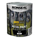 Ronseal  Direct to Metal Paint Black Matt 750ml