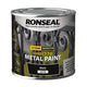Ronseal  Direct to Metal Paint Black Satin 250ml