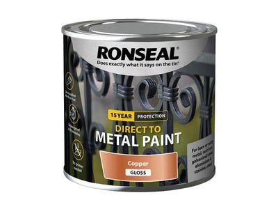 Ronseal Direct to Metal Paint Copper Gloss 250ml – – Now available at MTN Shop UK.