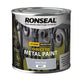 Ronseal  Direct to Metal Paint Steel Grey Matt 250ml