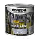 Ronseal  Direct to Metal Paint Steel Grey Satin 250ml