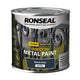 Ronseal  Direct to Metal Paint Storm Grey Gloss 250ml