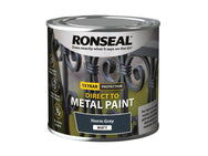 Ronseal Direct to Metal Paint Storm Grey Matt 250ml – – Now available at MTN Shop UK.