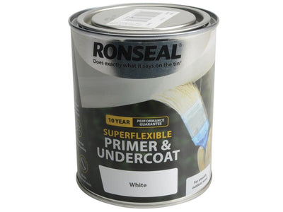 Ronseal Superflexible Primer & Undercoat White 750ml – – Now available at MTN Shop UK.