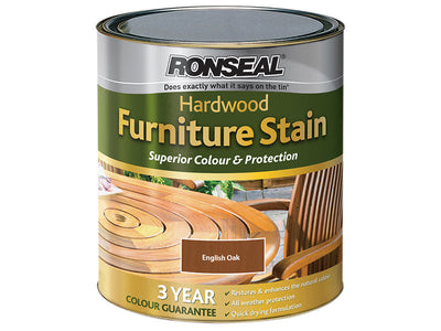 Ronseal Ultimate Protection Hardwood Garden Furniture Stain English Oak 750ml – – Now available at MTN Shop UK.