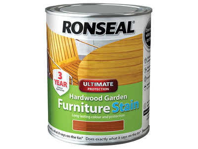 Ronseal Ultimate Protection Hardwood Garden Furniture Stain Natural Cedar 750ml – – Now available at MTN Shop UK.