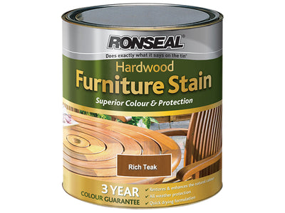 Ronseal Ultimate Protection Hardwood Garden Furniture Stain Rich Teak 750ml – – Now available at MTN Shop UK.