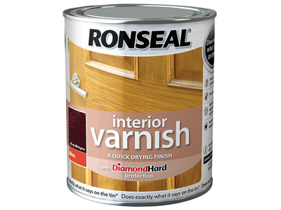 Ronseal Interior Varnish Quick Dry Gloss Deep Mahogany 250ml – – Now available at MTN Shop UK.