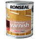 Ronseal  Interior Varnish Quick Dry Gloss Deep Mahogany 250ml