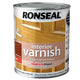 Ronseal  Interior Varnish Quick Dry Gloss Medium Oak 250ml