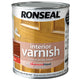 Ronseal  Interior Varnish Quick Dry Gloss Medium Oak 750ml