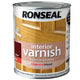 Ronseal  Interior Varnish Quick Dry Gloss Teak 250ml