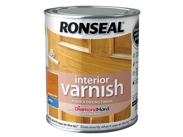 Ronseal Interior Varnish Quick Dry Satin Antique Pine 250ml – – Now available at MTN Shop UK.