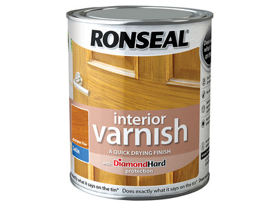 Ronseal Interior Varnish Quick Dry Satin Antique Pine 750ml – – Now available at MTN Shop UK.