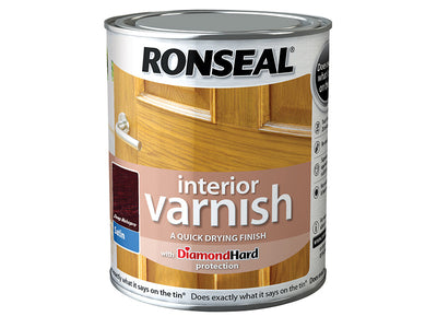 Ronseal Interior Varnish Quick Dry Satin Deep Mahogany 250ml – – Now available at MTN Shop UK.