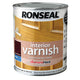 Ronseal  Interior Varnish Quick Dry Satin Deep Mahogany 250ml