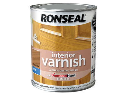 Ronseal Interior Varnish Quick Dry Satin French Oak 250ml – – Now available at MTN Shop UK.