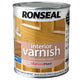 Ronseal  Interior Varnish Quick Dry Satin French Oak 750ml