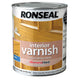 Ronseal  Interior Varnish Quick Dry Satin Light Oak 250ml