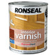Ronseal  Interior Varnish Quick Dry Satin Medium Oak 250ml