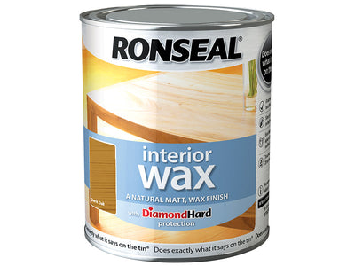 Ronseal Interior Wax Dark Oak 750ml – – Now available at MTN Shop UK.