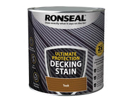 Ronseal Ultimate Protection Decking Stain Rich Teak 2.5 litre – – Now available at MTN Shop UK.