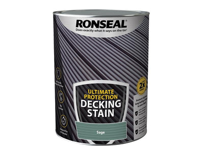 Ronseal Ultimate Protection Decking Stain Sage 5 litre – – Now available at MTN Shop UK.