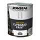 Ronseal  One Coat Cupboard Paint White Gloss 750ml
