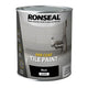 Ronseal  One Coat Tile Paint Black Gloss 750ml