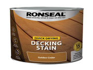 Ronseal Quick Drying Decking Stain Golden Cedar 2.5 litre – – Now available at MTN Shop UK.