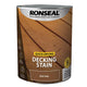 Ronseal  Quick Drying Decking Stain Rich Teak 5 litre